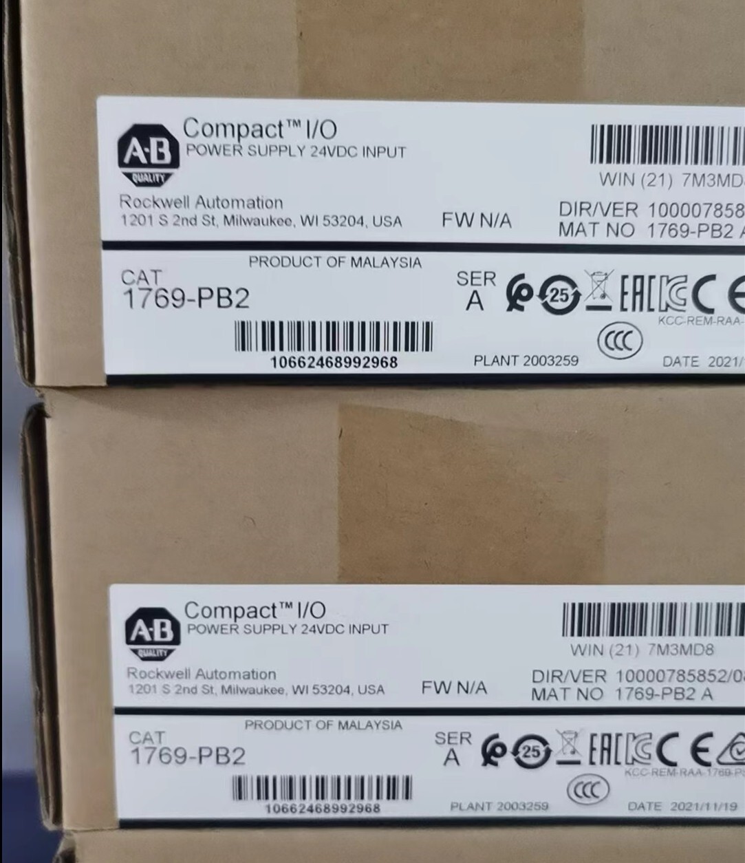Allen-Bradley 1769-PB2 / A CompactLogix DC 2A/0.8A Power Supply 1769PB2