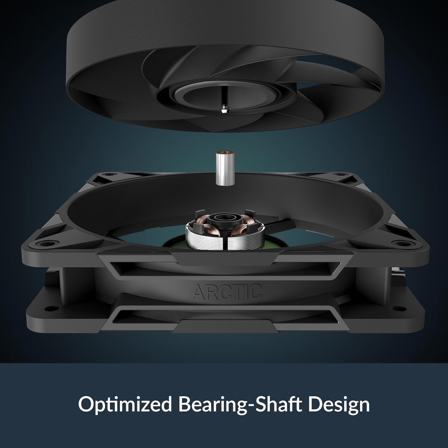 ARCTIC P12 Pro – Powerful Premium Fan, 120 mm PWM Fan, 600-3000 RPM, 0 RPM 5% P