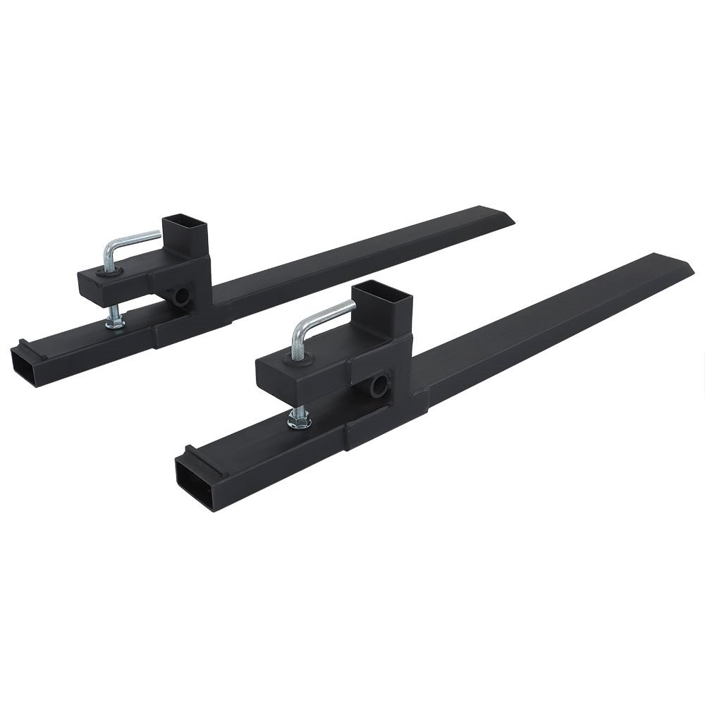 60 INCH Clamp on Pallet Forks 4000 LBS Heavy Duty Quick Attach Bucket Forks