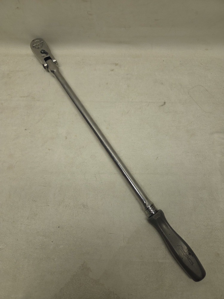Snap-on Tools 3/8″ Drive Grey Hard Grip Extra Long Flex Ratchet FHLLFD80
