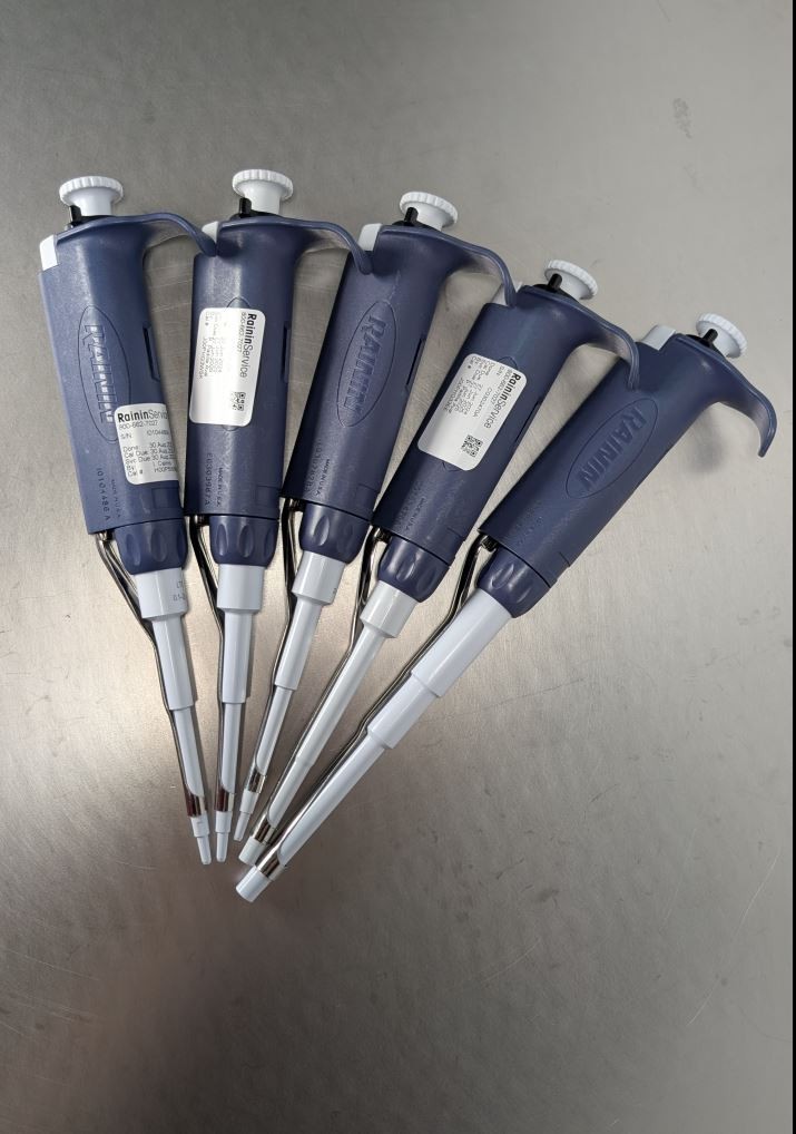 Rainin Pipet-Lite LTS Pipettes L2 L10 L20 L100 L200 L1000 & Magnetic Holders
