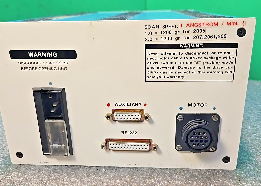 McPHERSON Model 789A Stepper DRIVE Scan Controller OEM Modified Steps w/Reverse