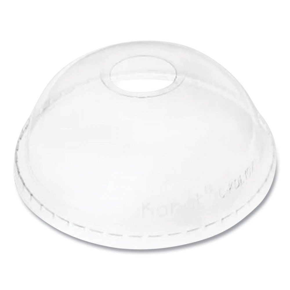 Karat CKDL107 32 oz. Cold Cup Dome PET Plastic Lids – Clear (500/Carton) New