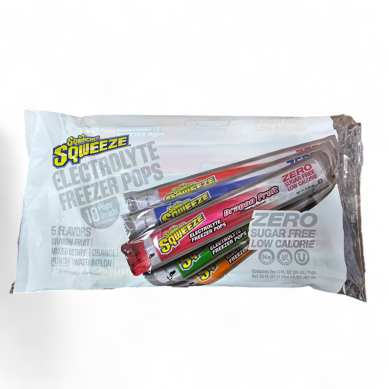 Sqwincher Zero Assorted Flavor Freezer Pop, 3 oz. Yield Per Unit, 150/Case