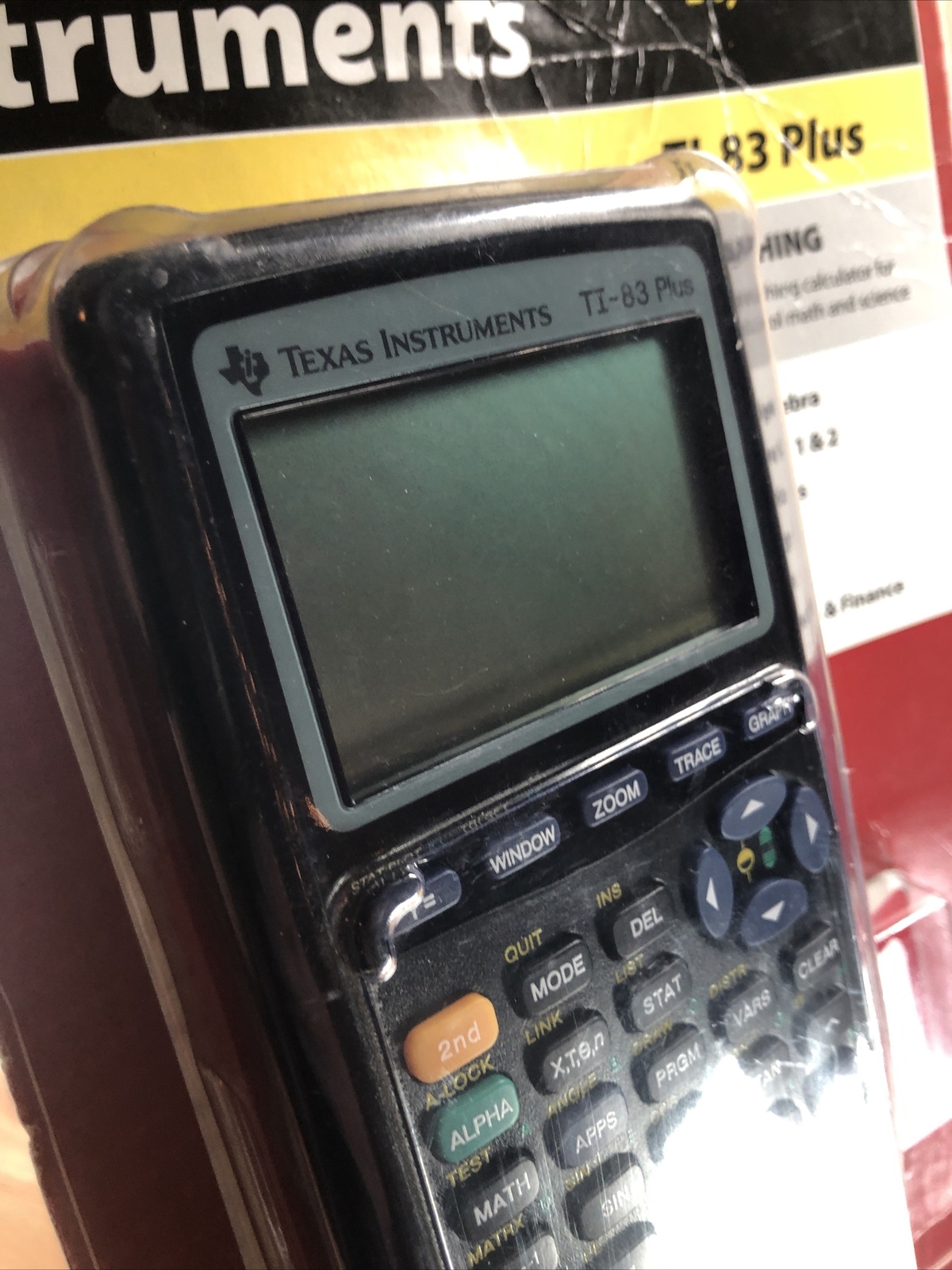 Lot Of 2 Texas Instruments TI-83 Plus Graphing Calculator – Black – NEW SEALED