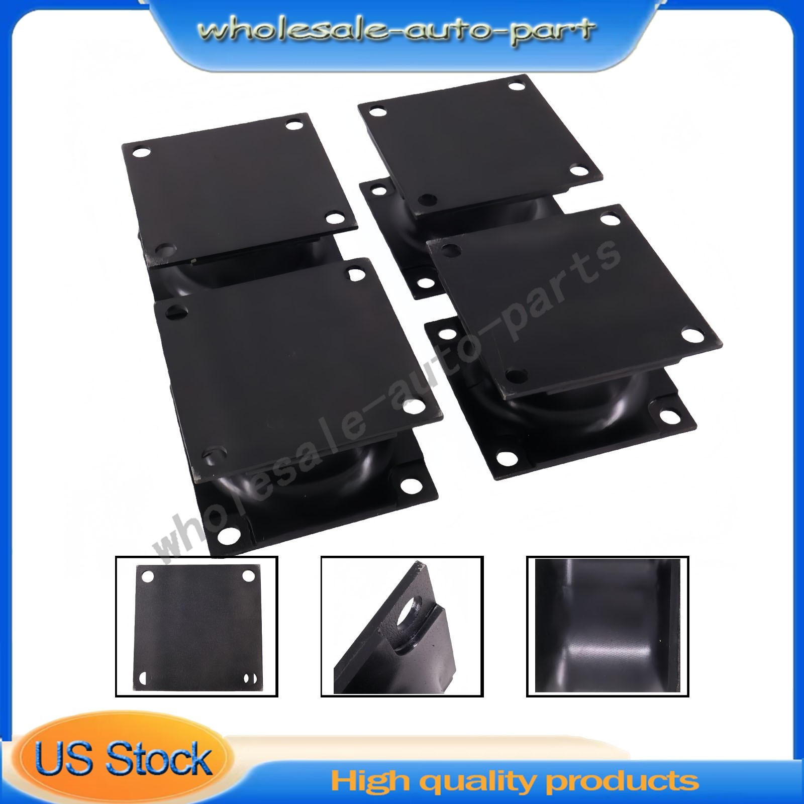4X For Stanley Hydraulic HS6000 HS6019 HS6100 HS8000 HS11000 Rubber Shock Mount