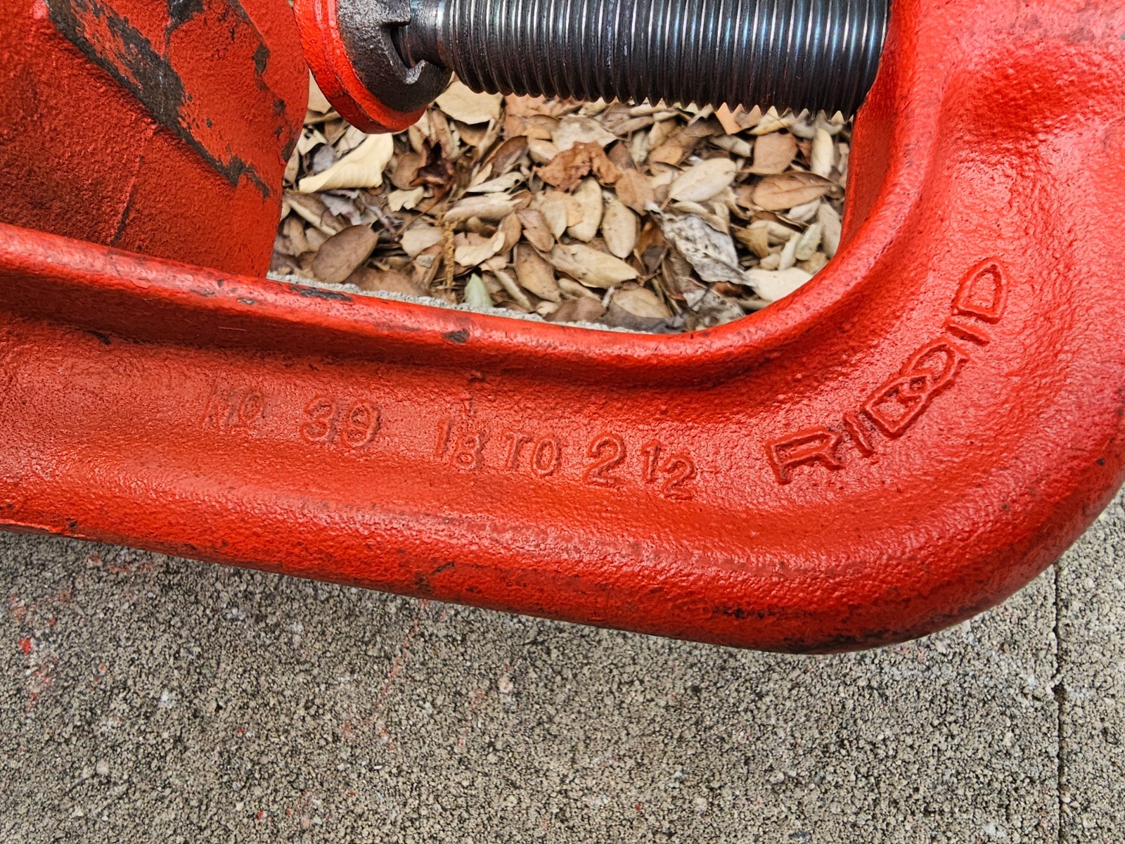 Genuine Ridgid No 39 Portable Pipe Vise 1/8″ to 2-1/2″ Clamp On Works Great NICE