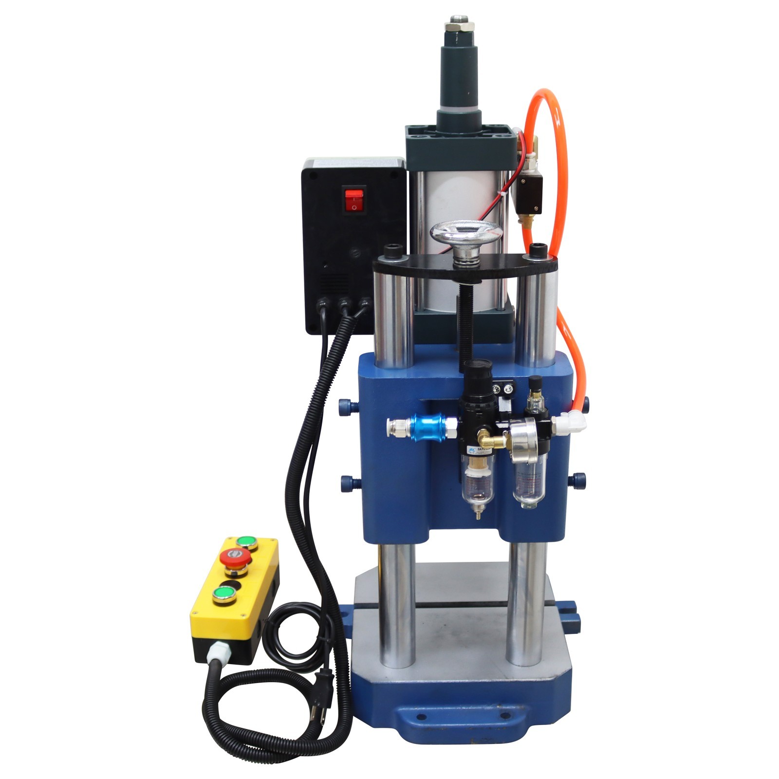 110V 1102lb/500kg Pneumatic Punch Press Machine with Controller 0.6Mpa-0.8MPa