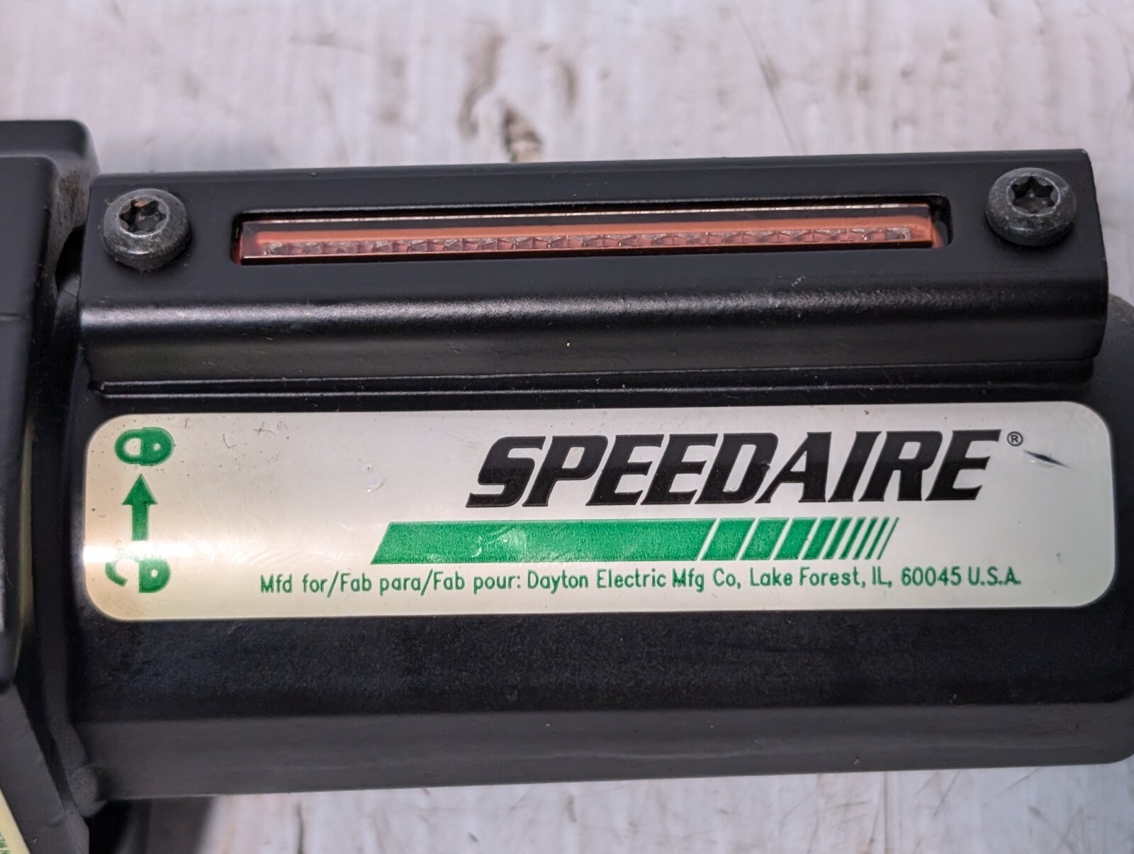 SpeedAire 4ZL37, Finite Filter C41S-2C06-016, Plastic Filter