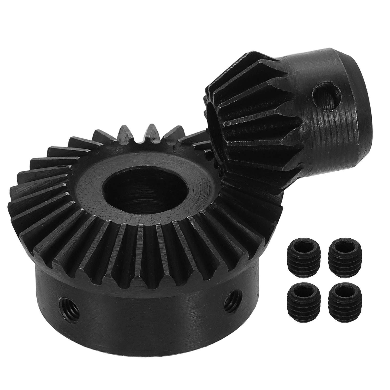 2Pcs, Tapered Bevel Gear Set 1.5 m 1:2 (15T/30T) Bevel Gear(10/14mm Shaft Hole)
