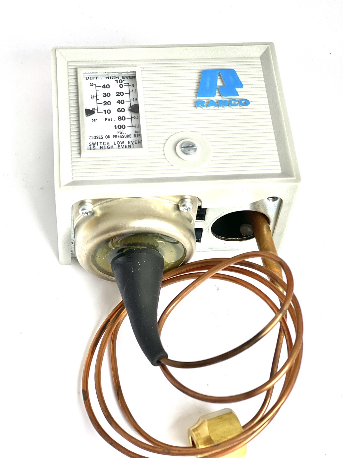 Ranco Low Pressure Refrigeration Control for 010-1483 PSI(10in-100) Dif-10in-40