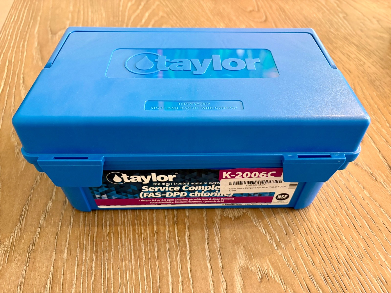 Taylor K-2006C Service Complete Swimming Pool and Spa Test Kit FAS-DPD