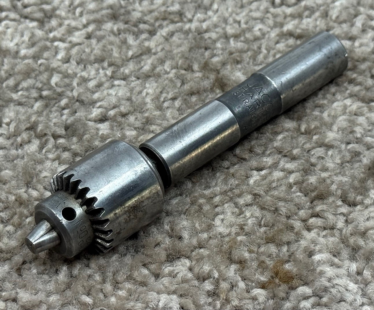 JACOBS #0 MEDIUM DUTY DRILL CHUCK – 0 to 1/8″ – 1/2″ shank