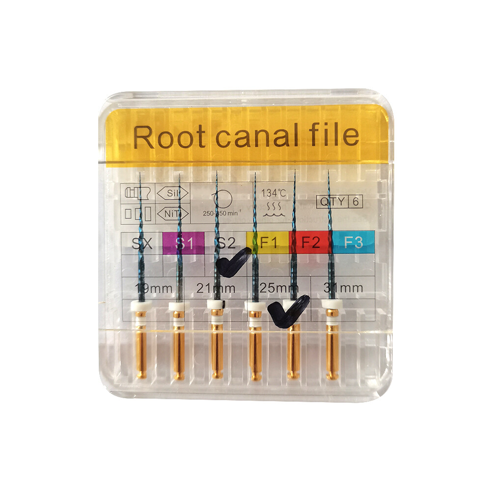 21/25/31mm SX-F3 Dental Endodontic Engine Use Root Canal Endo Niti Rotary Files