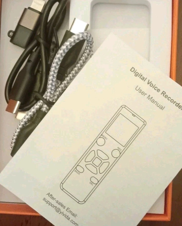 AI Digital Voice Recorder 128GB: AI Transcribe & Summarize Note Taker, Voice Act