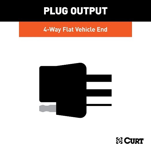 Vehicle-Side Custom 4-Pin Trailer Wiring Harness, Fits Select Equinox, Terrain