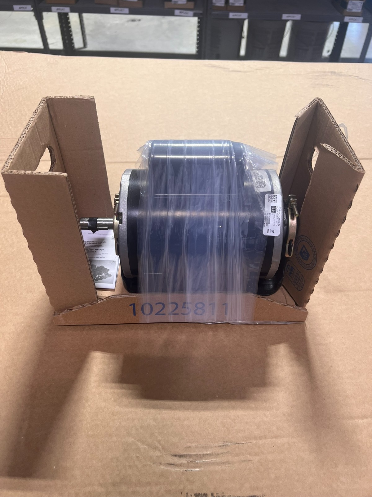 WEG ROLLED STEEL 0.5 HP 4P W56 1Ph 277 V 60 Hz IC01 – ODP – Foot-mounted