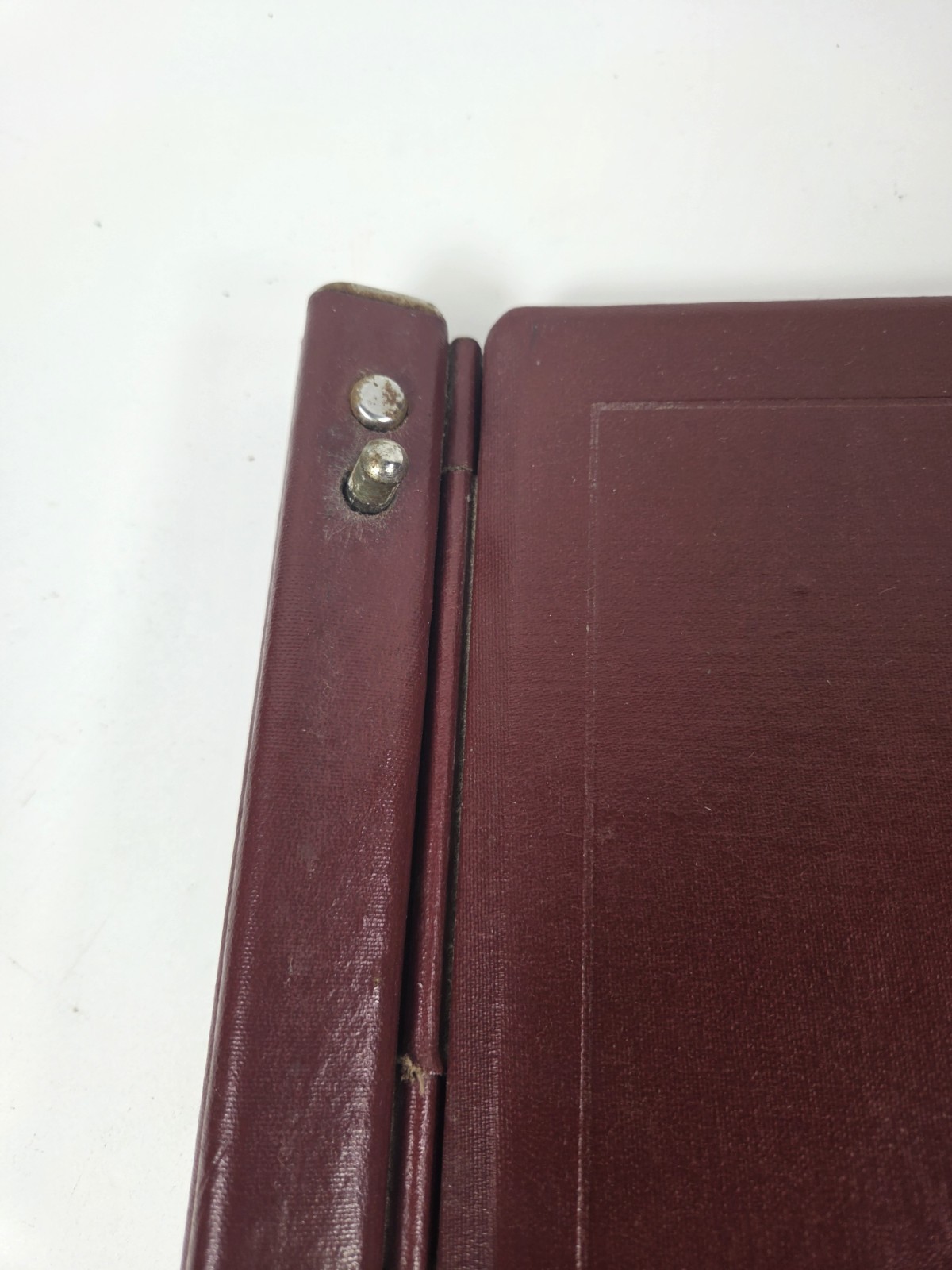 Vintage Boorum & Pease Ledger Book Case Notebook Hardcover Shell Only Maroon