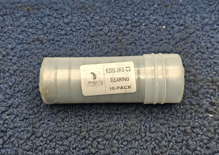 (QTY 30) PGN 6200 2RS C3: Rubber Sealed Ball Bearings 10mm x 30mm x 9mm
