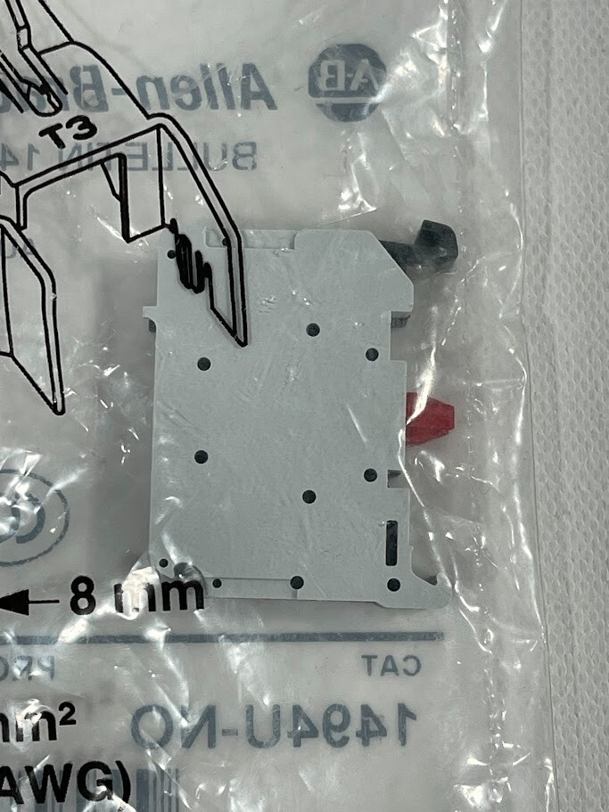 New! Allen Bradley 1494U-NO Auxiliary Contact NO, 10A Free Shipping! 1494U-N0