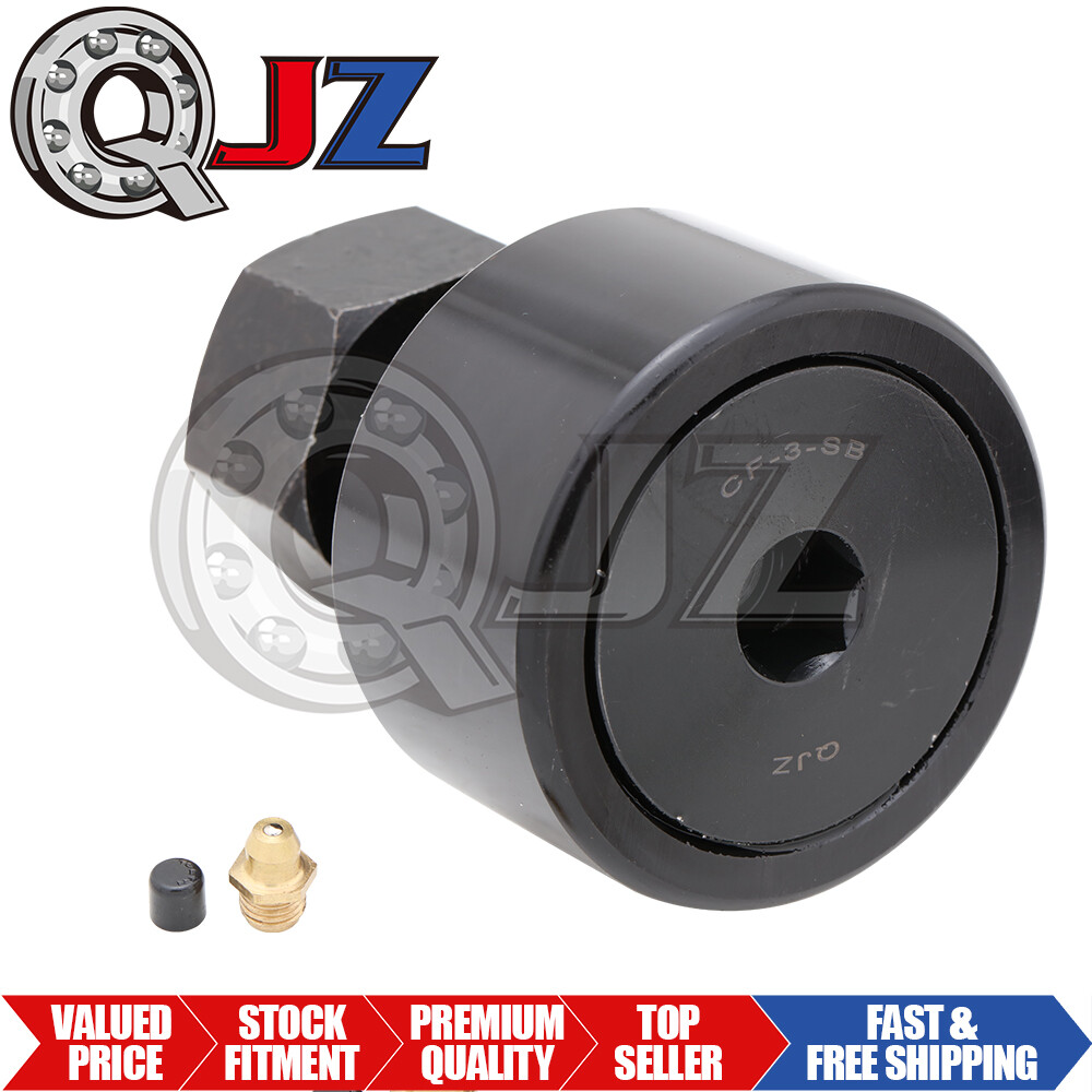 [(Qty.1)] CF-3-SB Stud Mount Cam Follower Cylindrical Roller Bearing Replacement