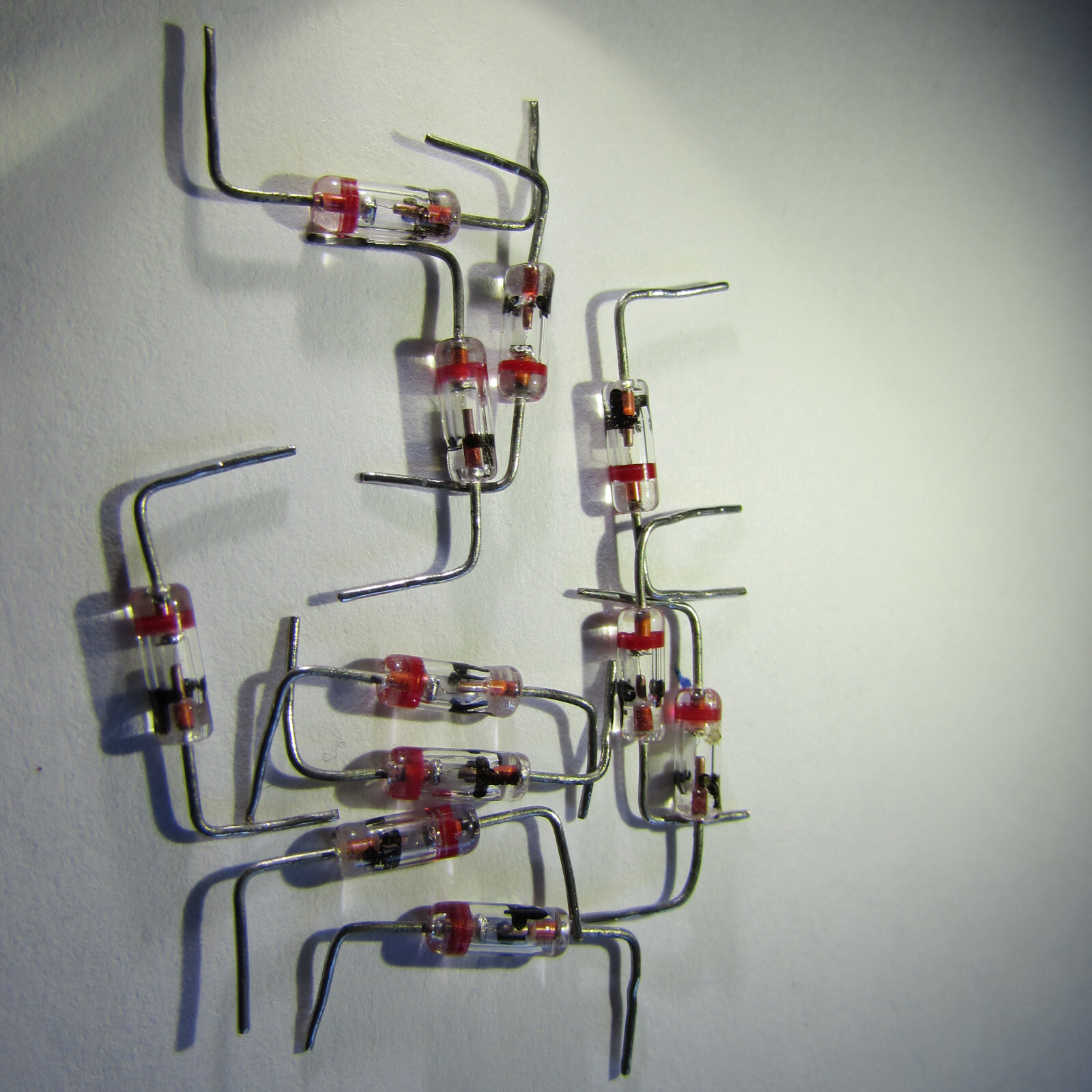 1N34 Transitron Germanium GOLD BONDED Diodes Typical 0.235 to .250V Breakdown 10