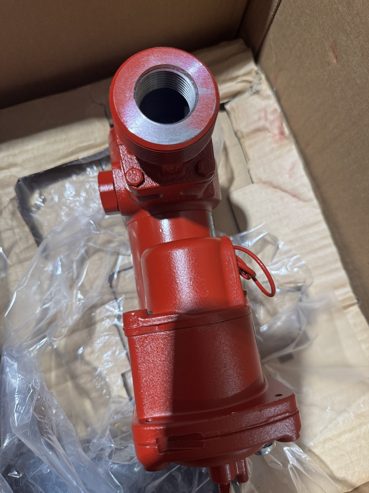 Fill-Rite FR610HA 115V 15 GPM Fuel Transfer Pump w/Discharge Hose & Nozzle (Red