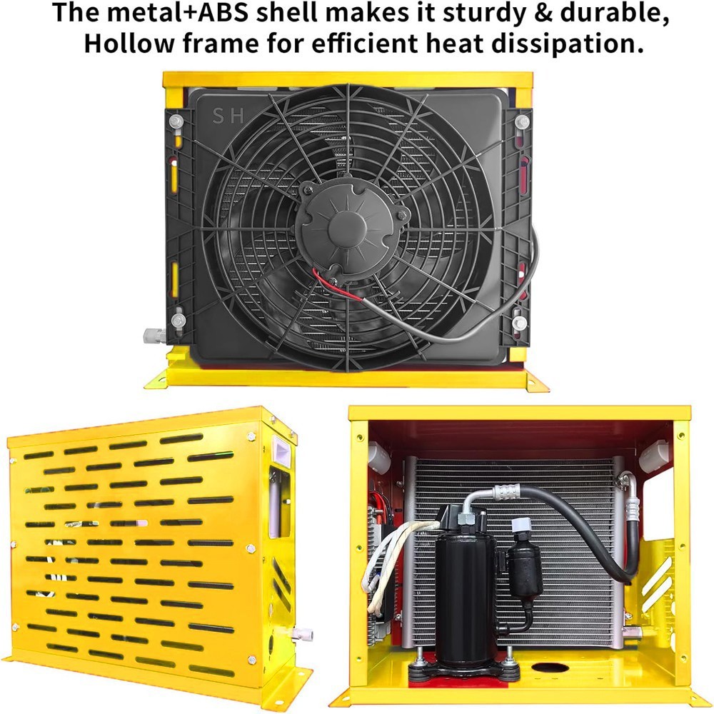 12V 11000 BTU Truck Air Conditioner Split AC For Semi Trucks Bus RV Caravan US