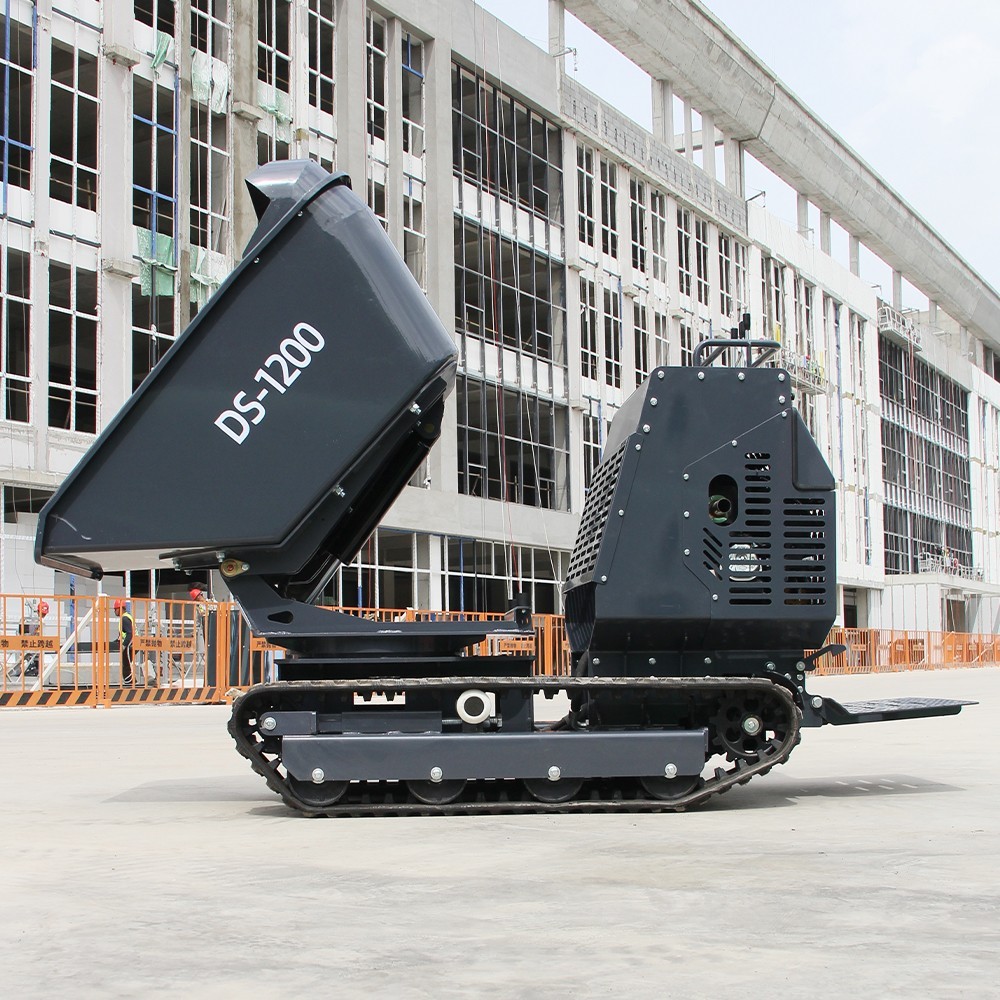 Mini Tracked Dumper 1200kg Load 13.5HP Briggs & Stratton Hydraulic Tipping