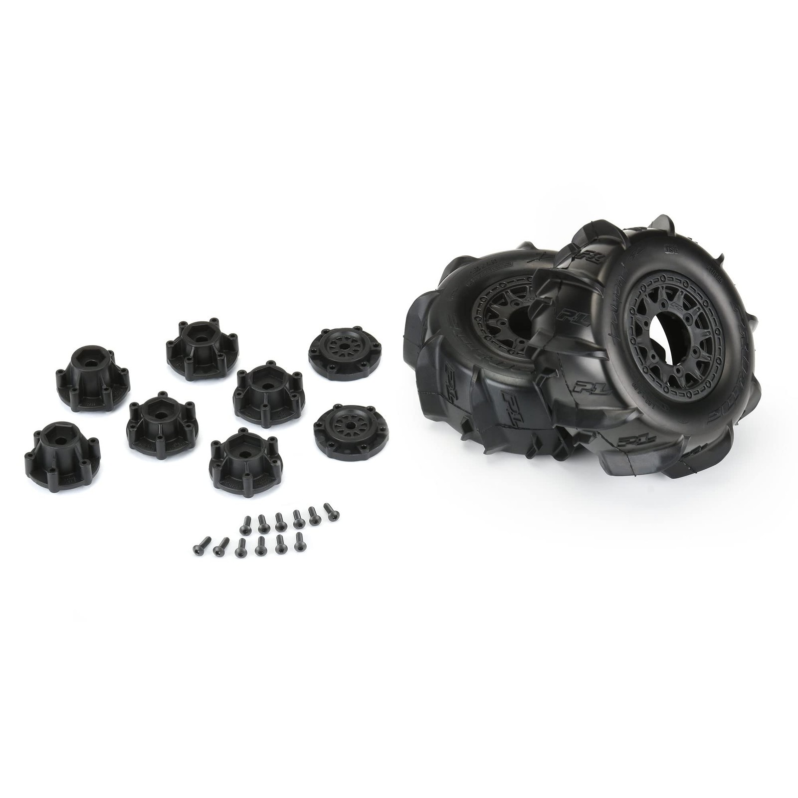 Pro-Line Racing Dumont Paddle Sc 2.2/3.0 Mtd Raid Blk F/R Pro1018510 Rc Tire