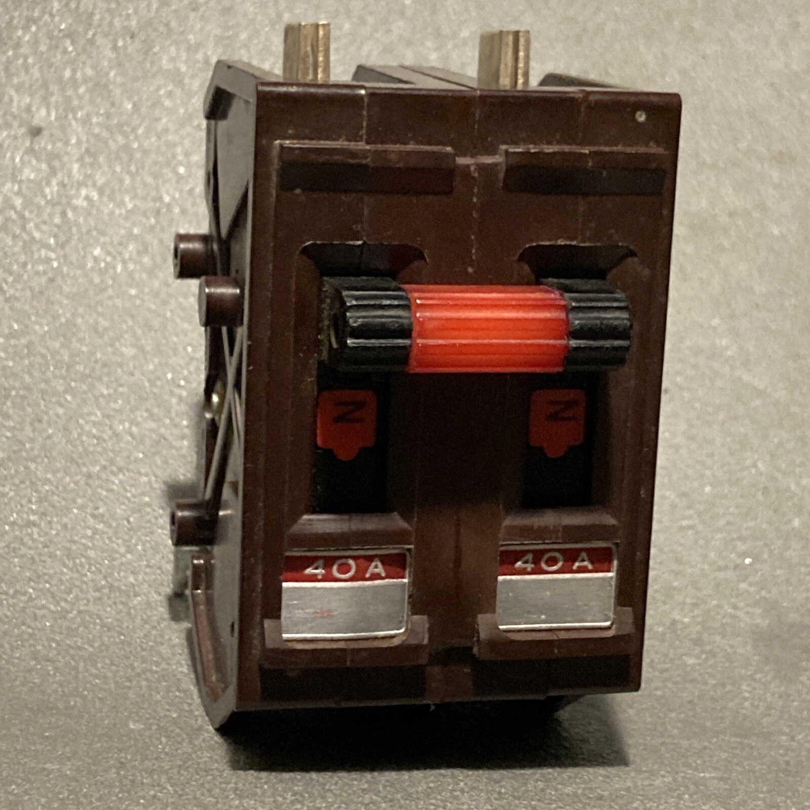 Wadsworth A240NI 40 Amp 2 Pole 2P Type A METAL FOOT Circuit Breaker A240N A240