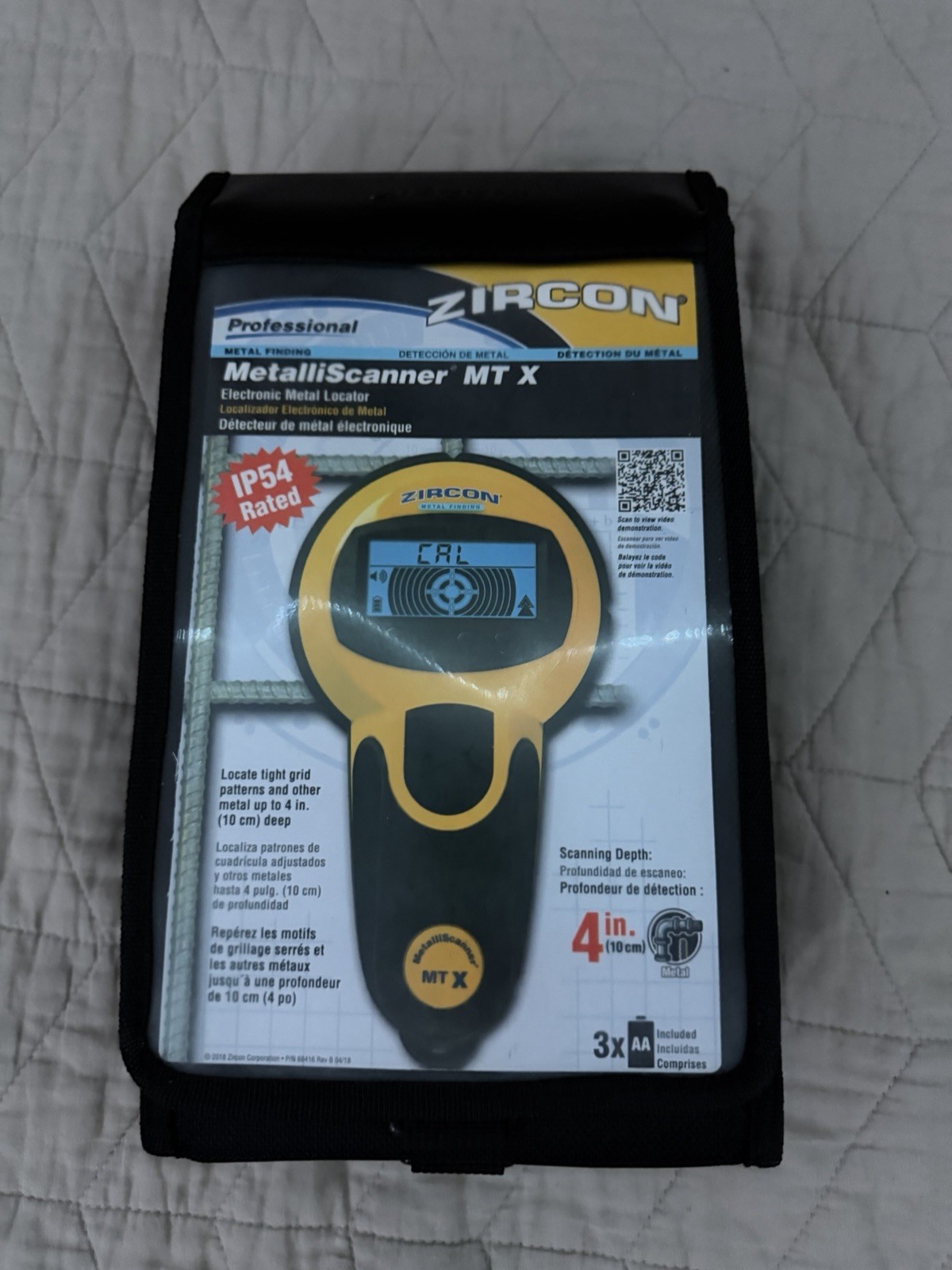 Zircon MetalliScanner MT X Handheld Metal Locator Scanner, IP54 Rated