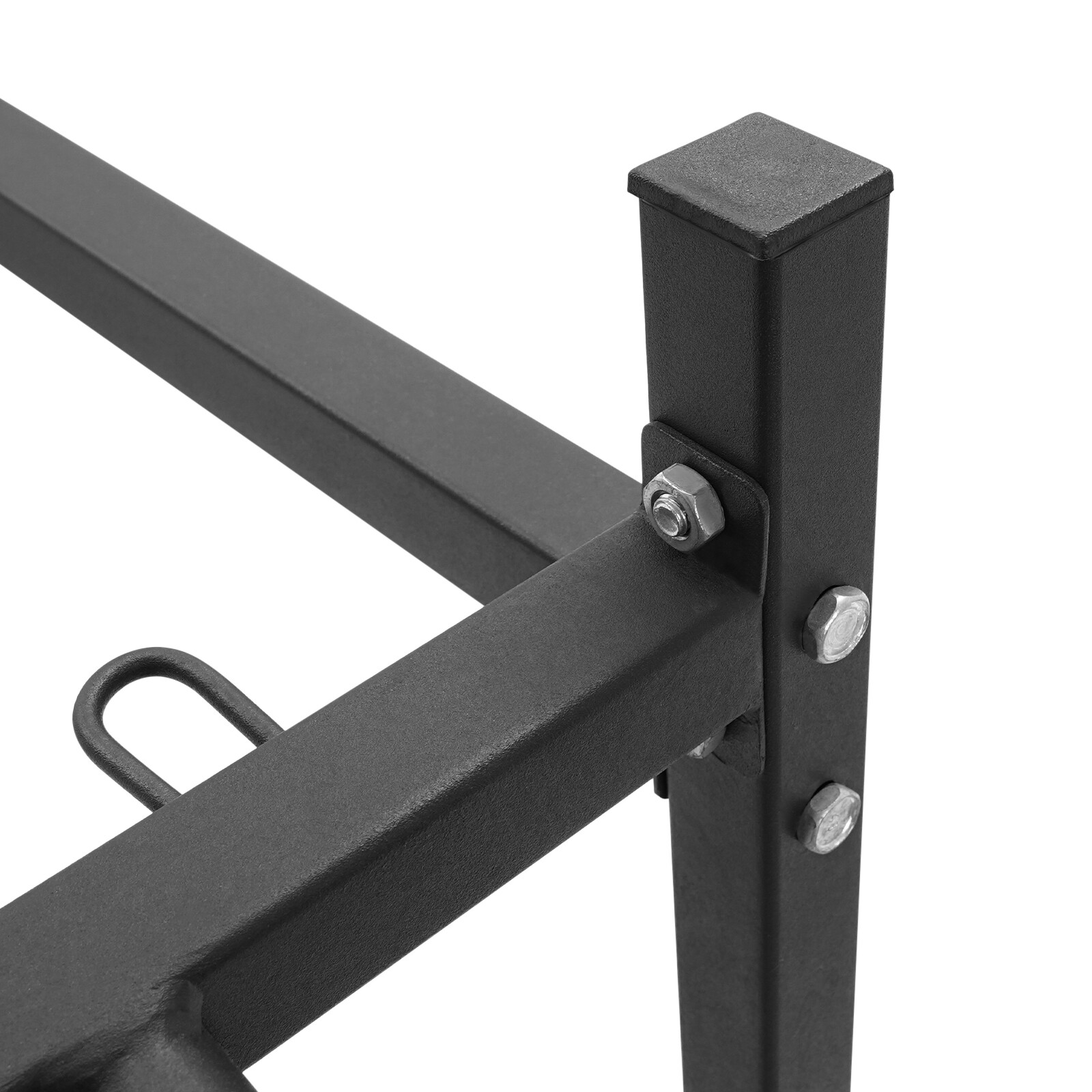 Adjustable Q235 Steel Folding Table Cart – Holds 10 Tables, 4 Swivel Wheels