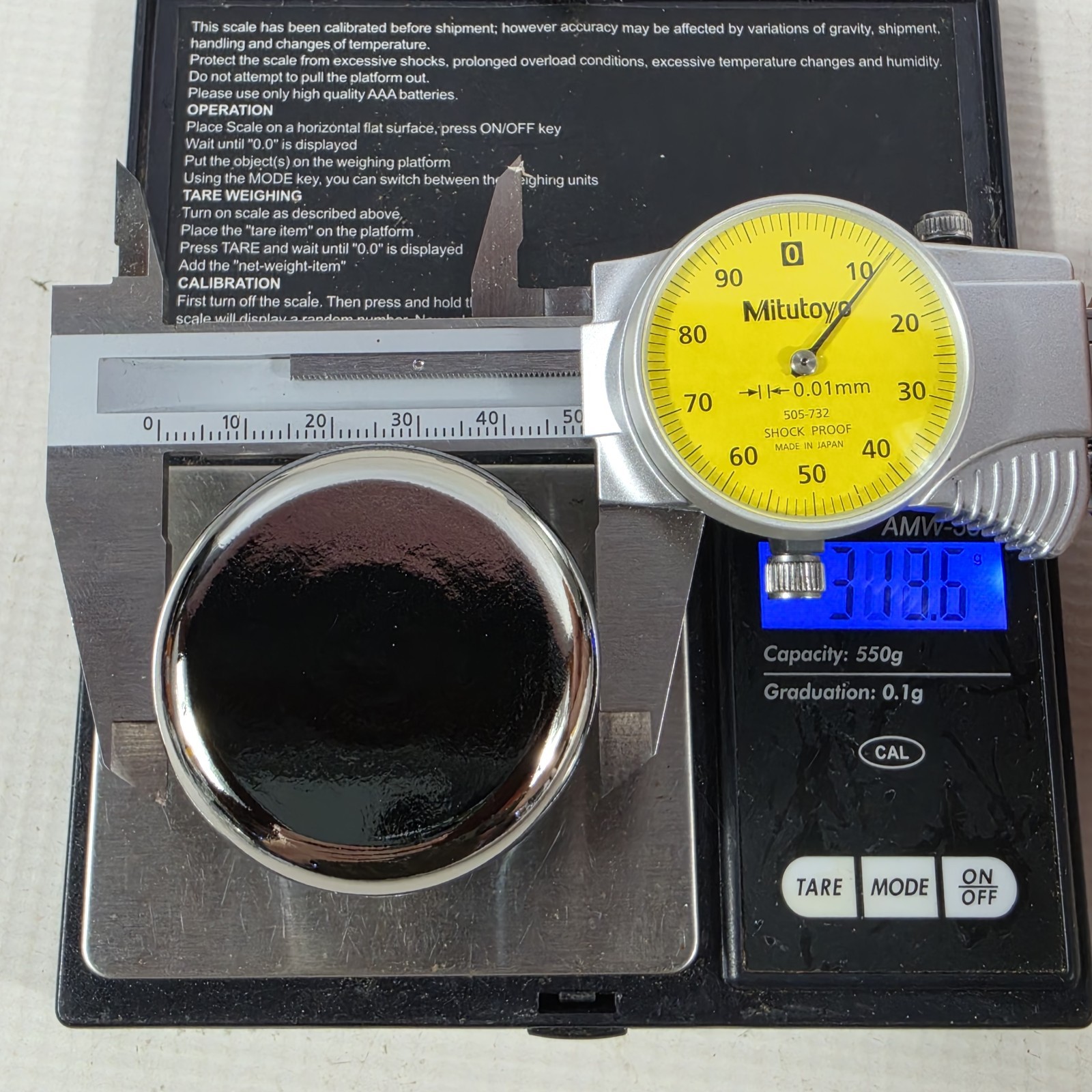 Detector Grade High Purity Germanium Crystal HPGe (LOT OF 5) EG&G Kevex 0.7073Kg