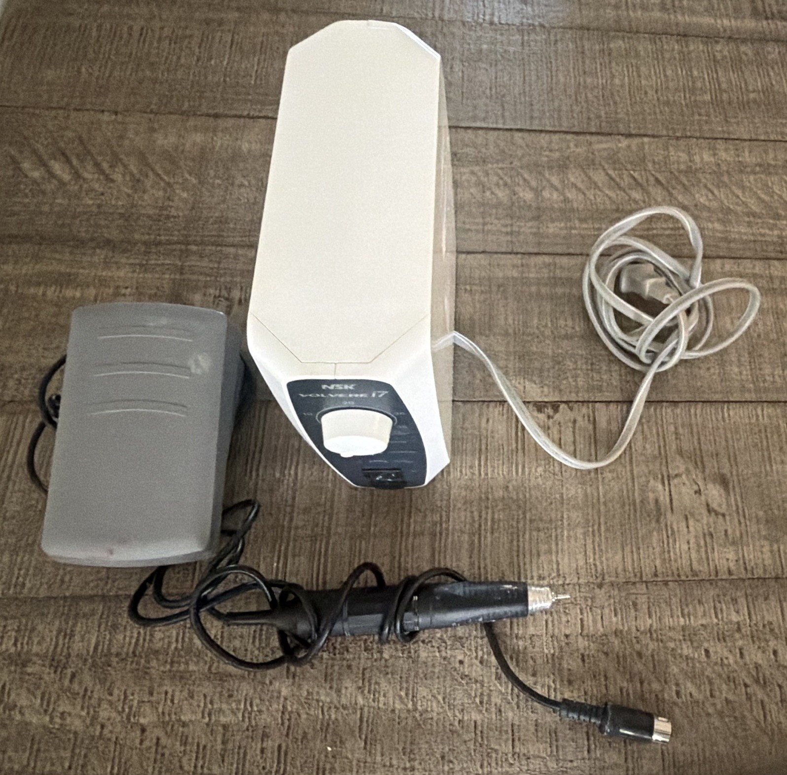 NSK Volvere i7 Electric Low Speed Dental Lab Motor Control Unit w/ Foot Pedal