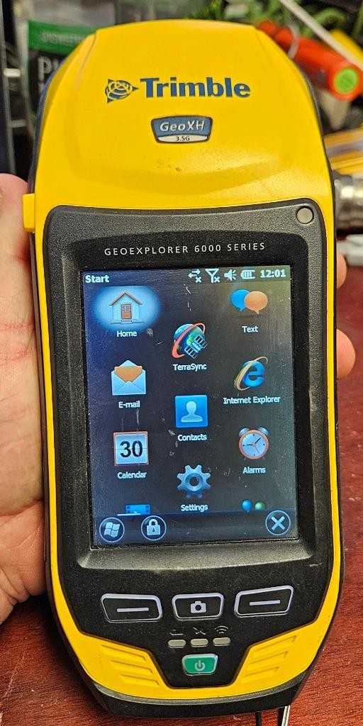 TRIMBLE GEOXH GEO XH GEOEXPLORER 6000 SERIES WORKS GREAT NO BATTERY ! AL