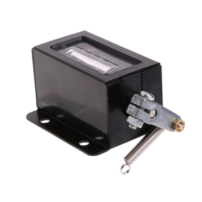 D67-F 5 Digits Mechanical Pull Stroke Counter Black Casing Resettable Counter
