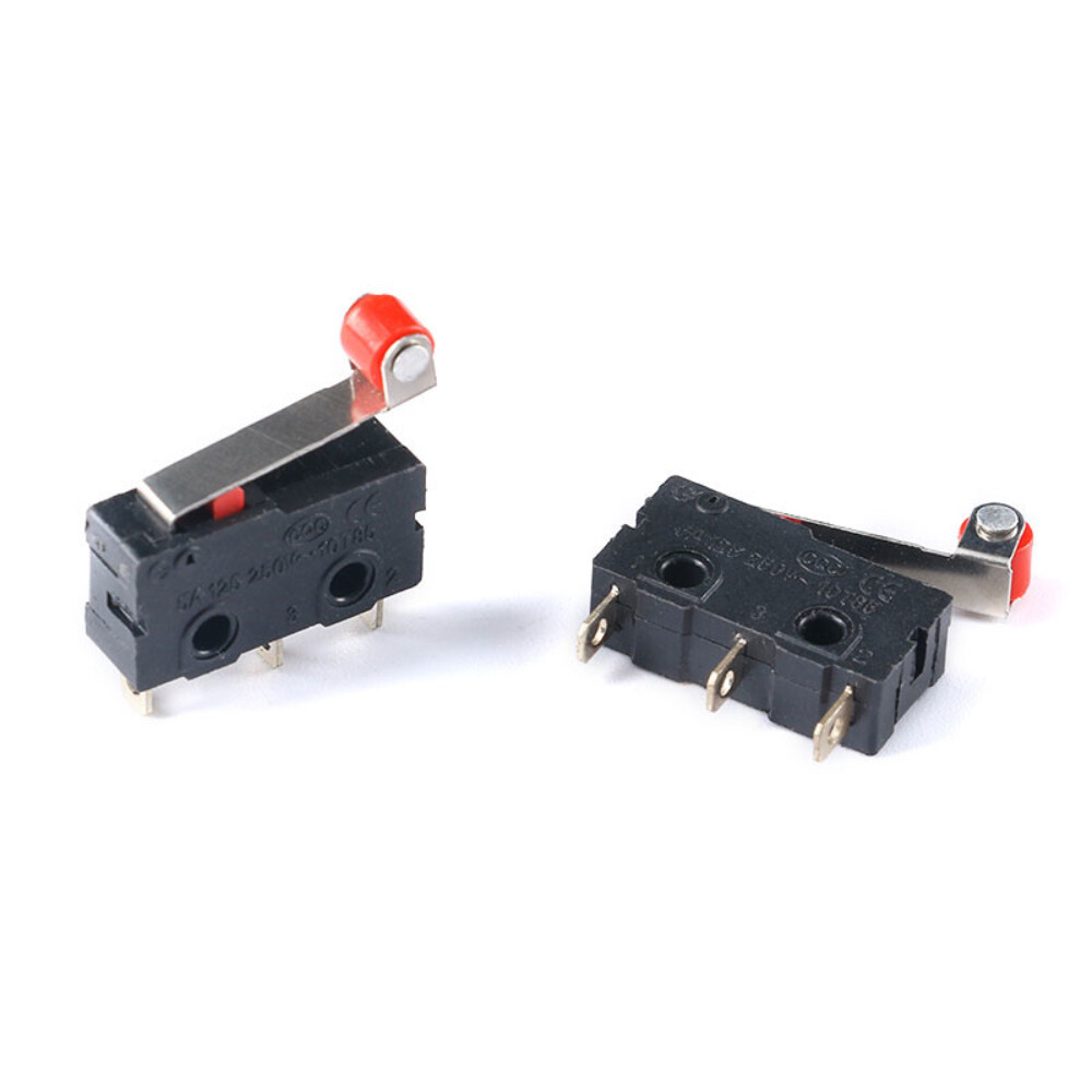 Micro Switches Curved Roller Lever 5A 125VAC 2/3 Pin Limit Switch Various types