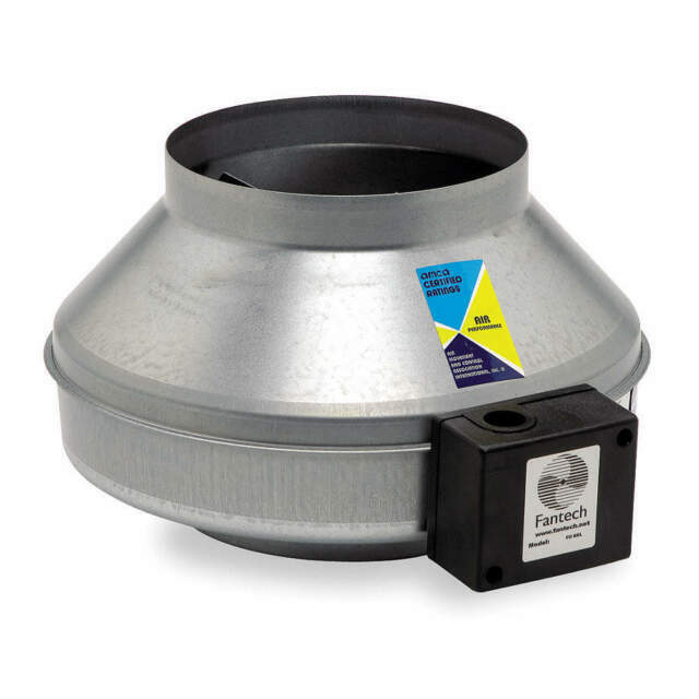 DUCT FAN – Fantech Fg8xl Inline Centrifugal Duct Fan,8 In. Dia.