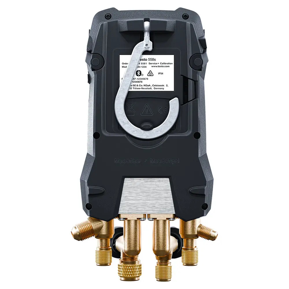 Testo 558s KIT 4-Valve Digital Manifold Kit with Temp./Vacuum Probes