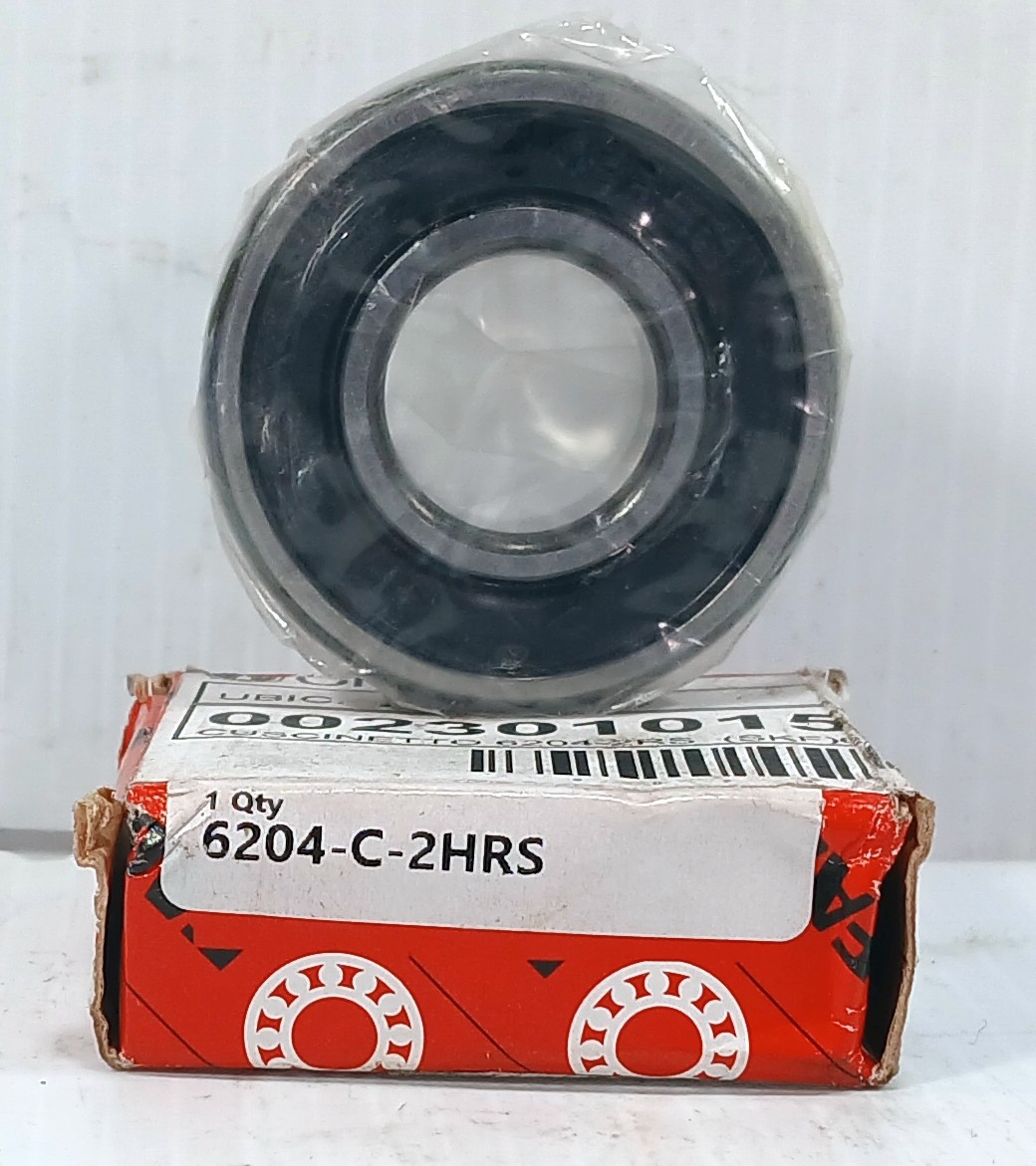 1 NEW FAG 6204-C-2HRS RADIAL DEEP GROOVE BALL BEARING NIB ***MAKE OFFER***