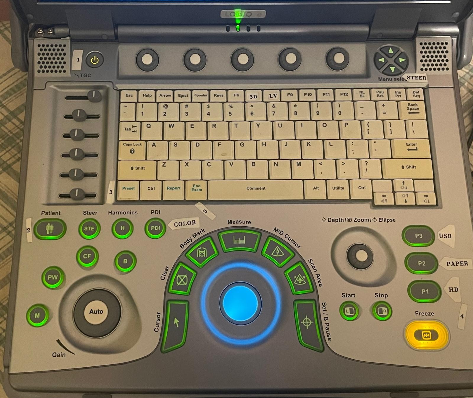 GE Logiq e BT12(2011)-ALL OPTIONS ACTIVE [Linear & Micro Convex Probe 9LRS/8CRS]