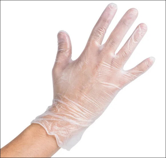 VINYL POWDER-FREE GLOVES LATEX FREE – SMALL
