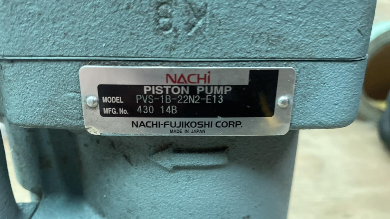 NACHI PISTON PUMP PVS-1B-22N2-E13