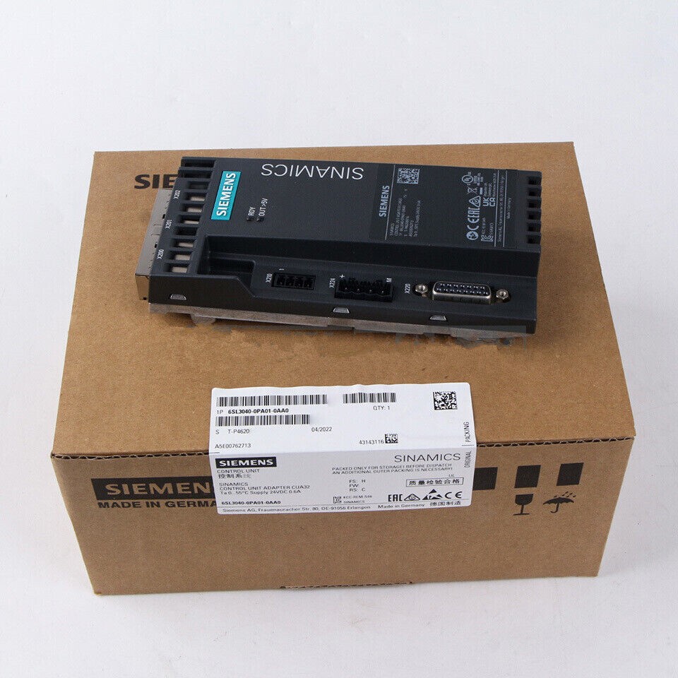 6SL3040-0PA01-0AA0 NEW SIEMENS CUA32 Control Unit Adapter 6SL3 040-0PA01-0AA0