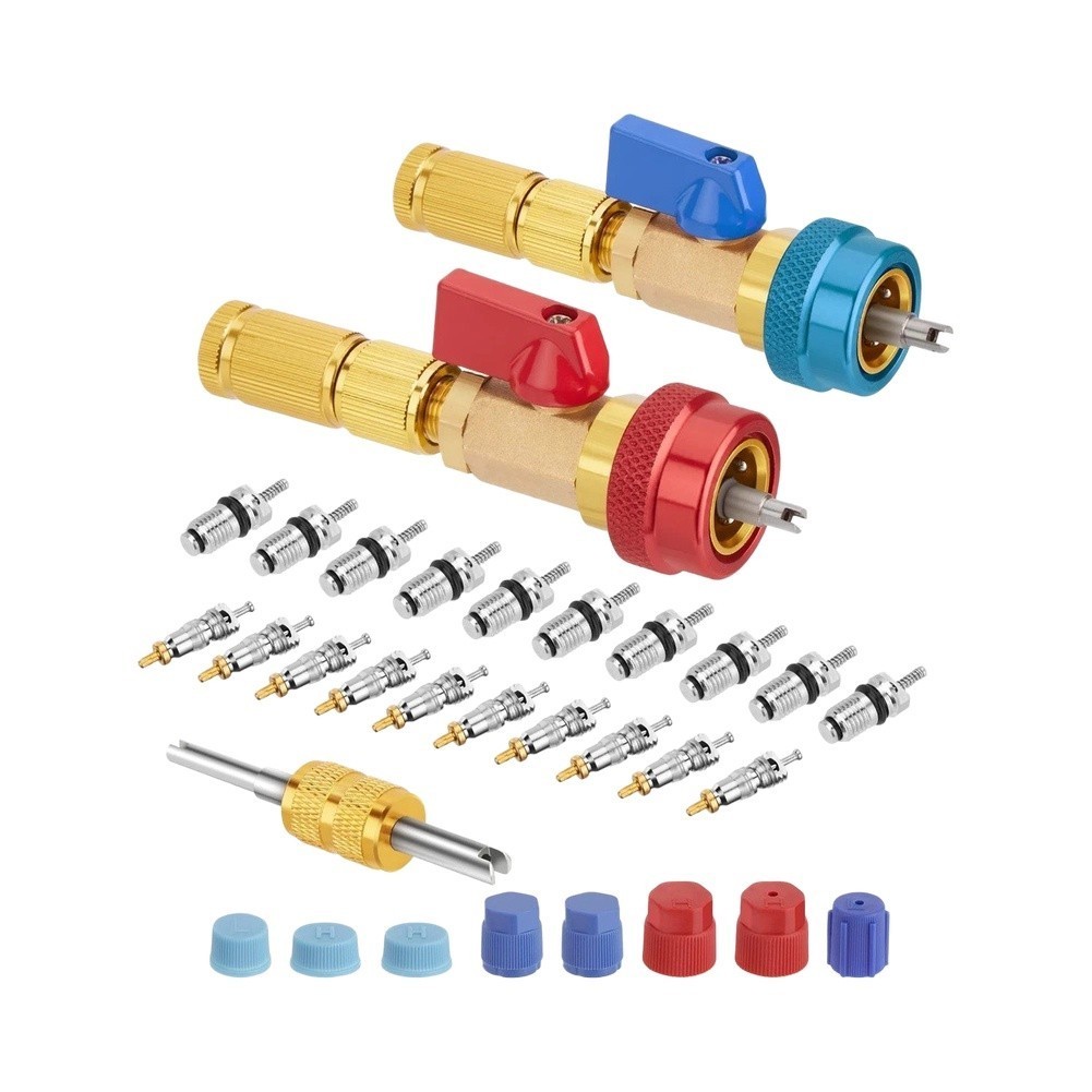 Air Conditioning Valve Core Removal Tool Set 9.65 x 5.21 x 1.97 Inches