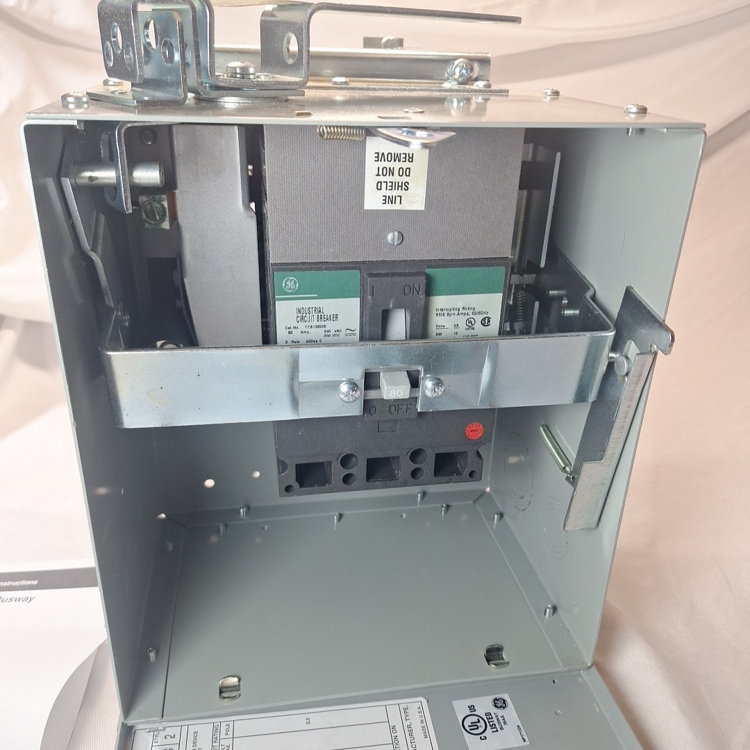 SB48EBG Ge Bus Plug, 80A, 240V AC, TEB, 3 Phase, 4 Wire With Ground