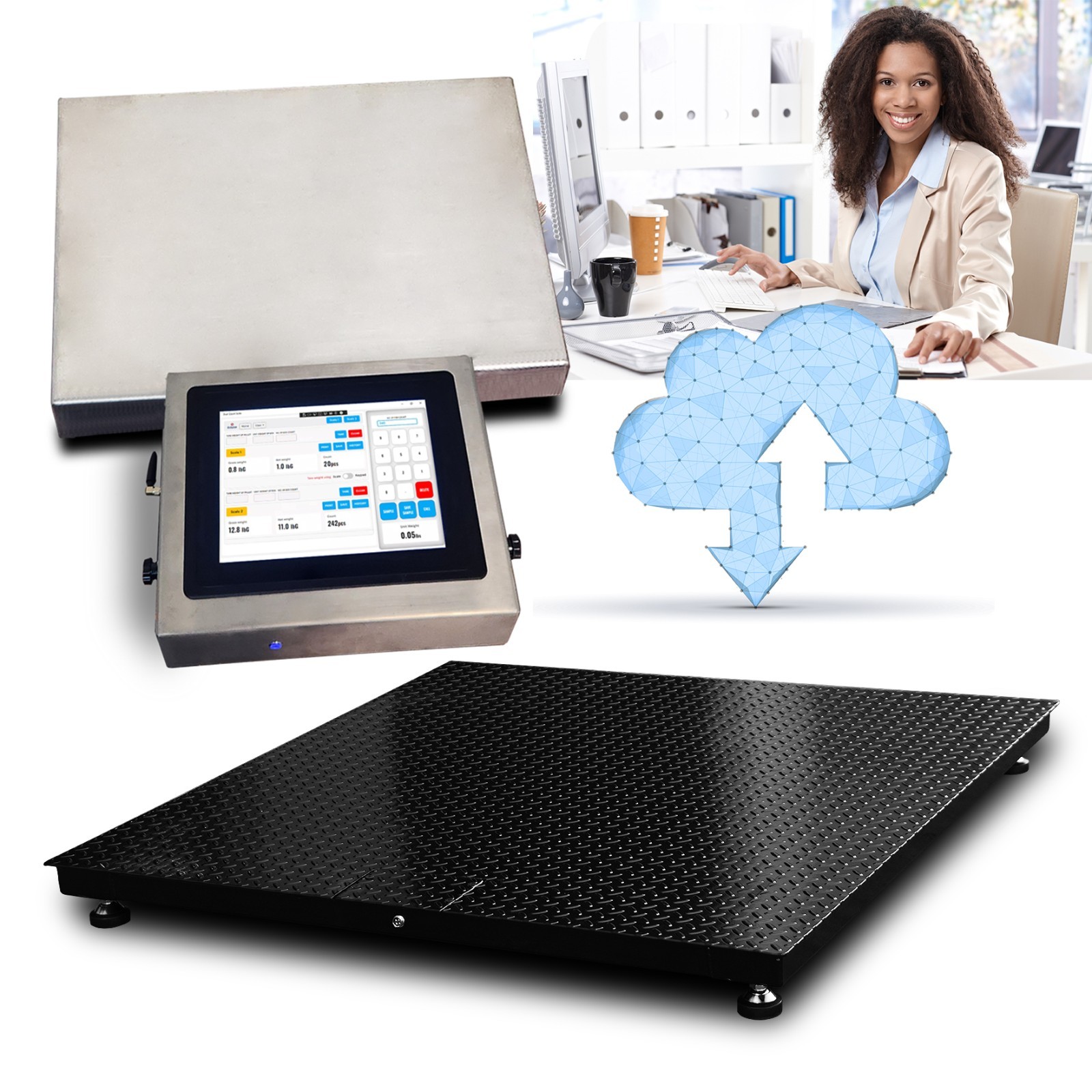 New BA-DC130 Dual Counting Scale Data Storage Software Integration BizAutom