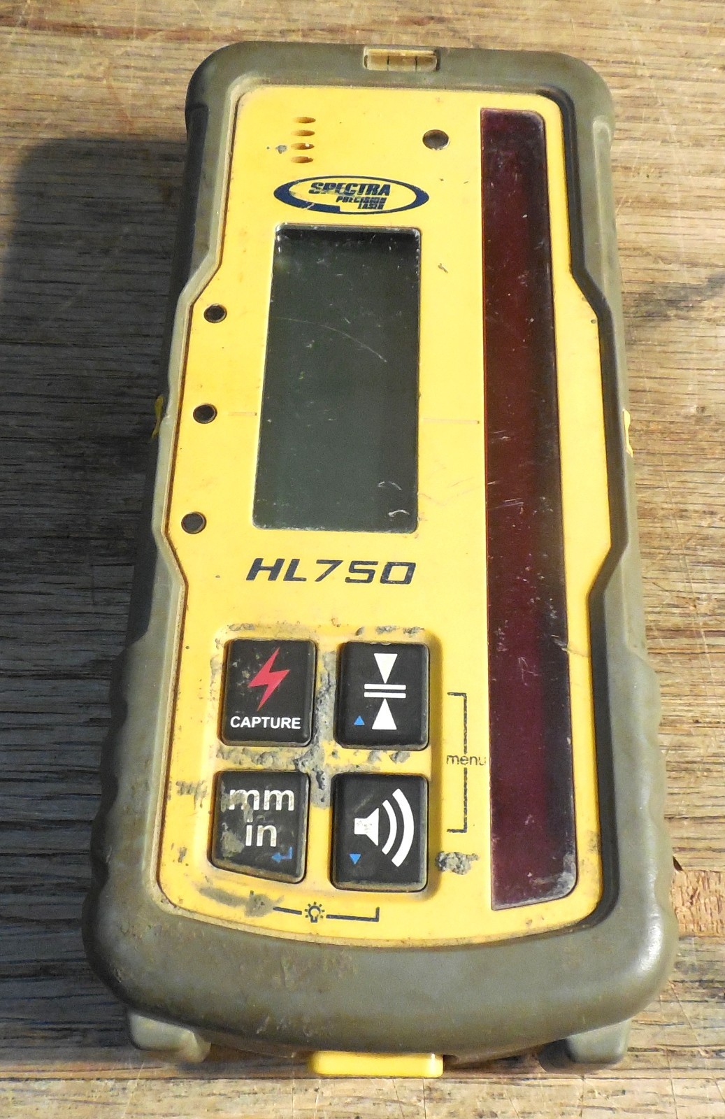 Trimble HL750U Spectra Precision Radio Laser Receiver – pwrs up, looks complete