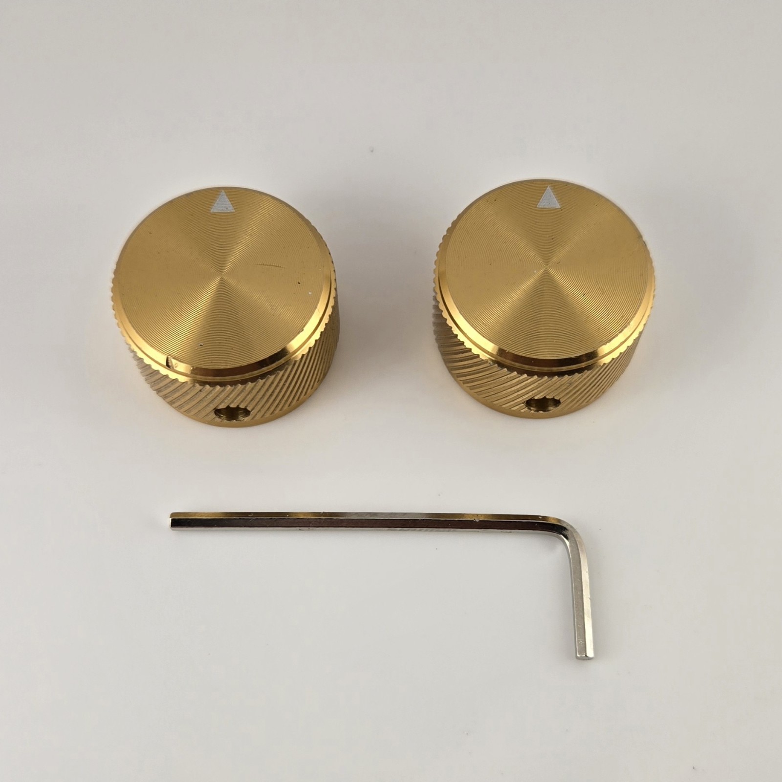2 Pack Aluminum Rotary Electronic Control Potentiometer Knob